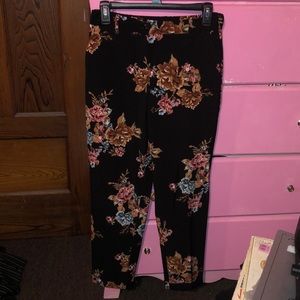 Floral Dress Pants
